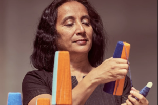 Daksha Patel + Blackburn Yarn Dyers. Connecting Yarn