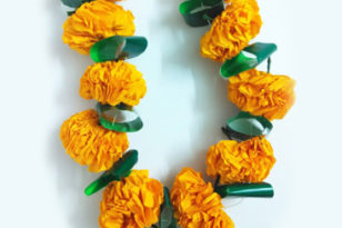 Make a Marigold Flower Garland