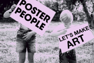 LETS MAKE ART and the Poster People Project!